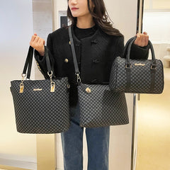 Set 6 Genți Royal Noir - Model Geometric