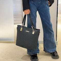 Set 6 Genți Royal Noir - Model Geometric