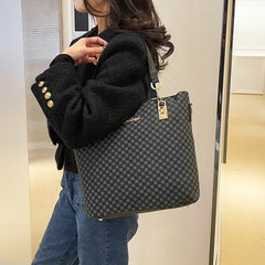 Set 6 Genți Royal Noir - Model Geometric