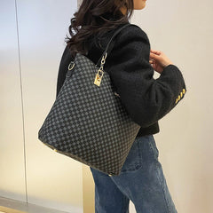 Set 6 Genți Royal Noir - Model Geometric