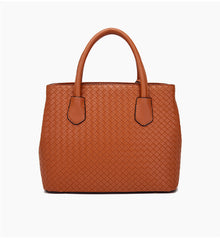 Set 6 Genti Tesătură din Piele Ecologică Maro