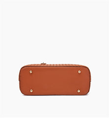 Set 6 Genti Tesătură din Piele Ecologică Maro