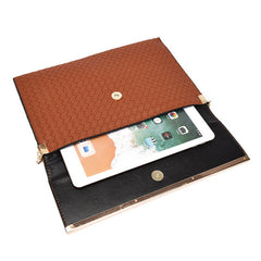 Set 6 Genti Tesătură din Piele Ecologică Maro