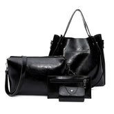 Set 4 Genți Urban Black - Design Modern și Practic