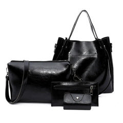 Set 4 Genți Urban Black - Design Modern și Practic