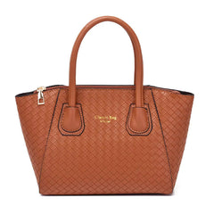 Set 6 Genti Tesătură din Piele Ecologică Maro